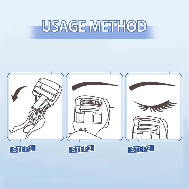 Portable Eyelash Curler Professional Curling Auxiliary Eyelash Extension Make False Clip Folding Beauty Salon Makeup Tools