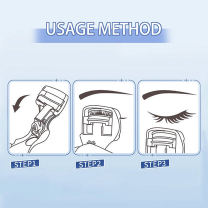 Portable Eyelash Curler Professional Curling Auxiliary Eyelash Extension Make False Clip Folding Beauty Salon Makeup Tools