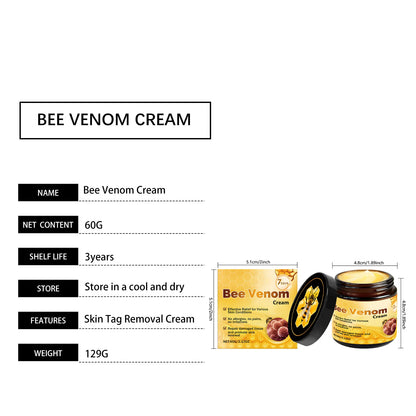 Bee Venom Skin Restoration Cream Lift Tightenes Sagging Fade Freckle Melanin Anti Cellulite Day & Night Body Massage Moisturizer