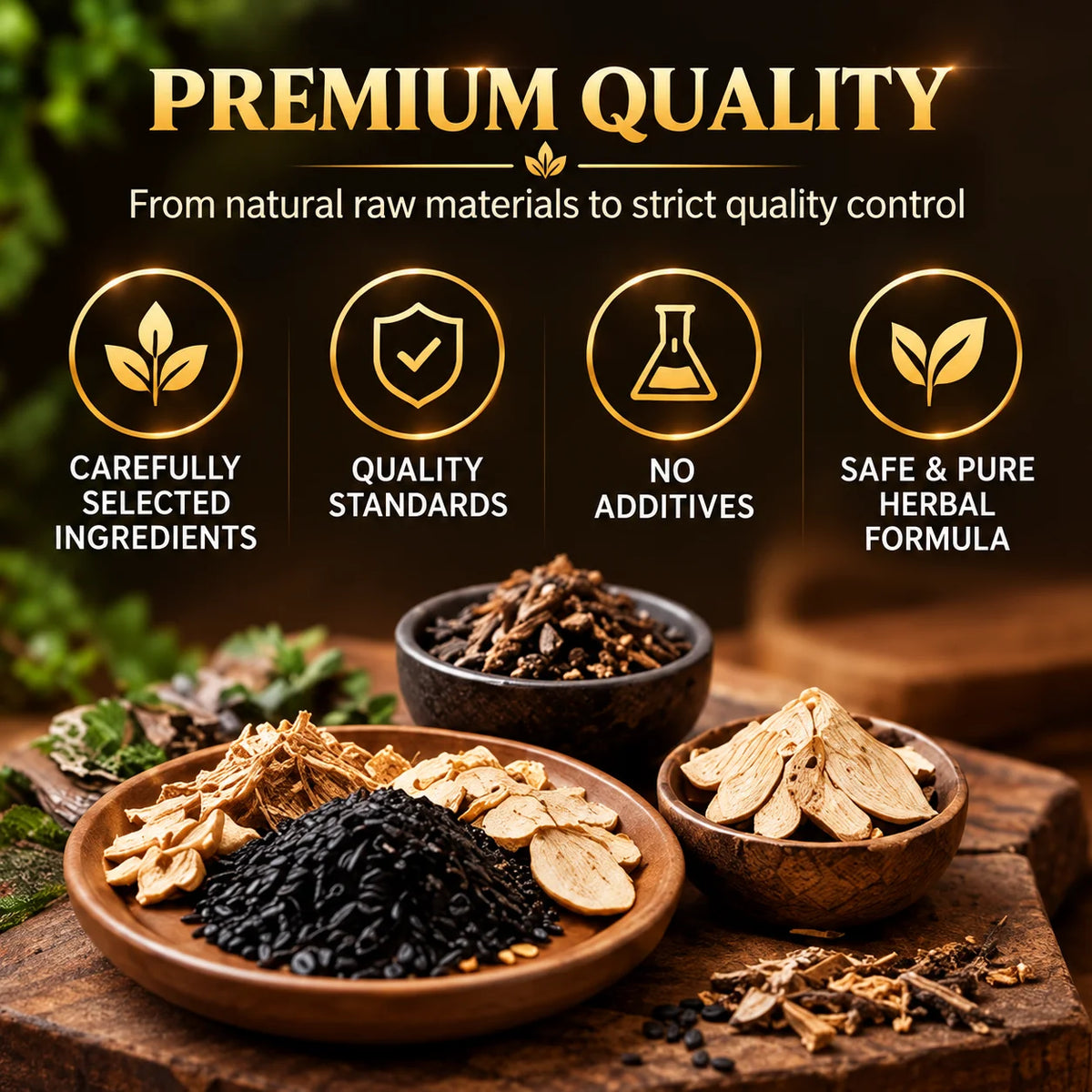 Maca Root Herbal Supplement with Cistanche Black Sesame Black Rice & Honey Supports Energy Vitality Hormonal Balance 1 Pill