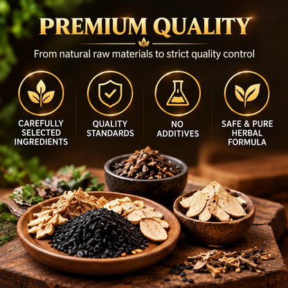 Maca Root Herbal Supplement with Cistanche Black Sesame Black Rice & Honey Supports Energy Vitality Hormonal Balance 1 Pill