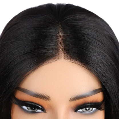2026 New Ready To Wear Glueless Bob Straight Human Hair Wigs Wear And Go Lace Wigs