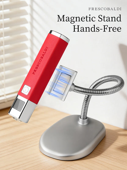 1Pc Red Mini Rechargeable UV LED Nail Lamp For Gel Nails，Quick Dry Nail Phototherapy Machine UV LEDs Gel Polish Nail Dryer Lamp