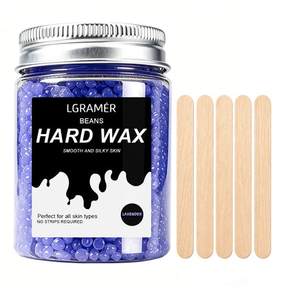 80g/380g Hard Wax Beans,Heating Hard Waxing Painless Hair Removal,Depilatory Wax Beads For Leg Armpit Full Body,Non-irritating