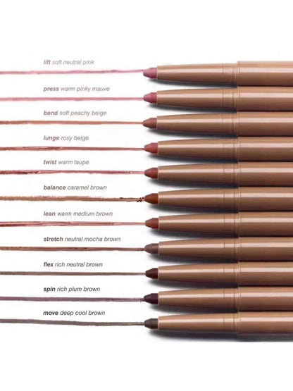 Velvet lipliner waterproof non stick lip pencil, waterproof and durable outline of plump lip mud