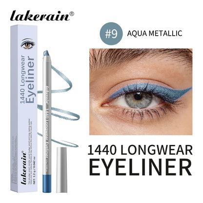 Christmas Cold Tone Eye Makeup Set Gel Glitter Stick Eyeliner Pencil Mascara Waterproof Long Lasting Smudge Proof for Party Gift