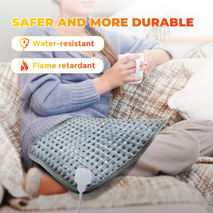 Home Electric Heating Pad Back Shoulder Office Winter Warming Blanket 9 Heat Thermal Mat Abdomen Period Menstrual Belt Winter Warm US Plug 100V-130V