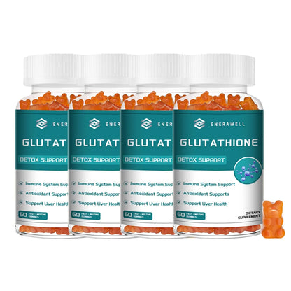Glutathione Gummies,Containing Vitamin C and Milk Thistle,Whiten Skin,Promote Healthy Joints,Hair,and Nails,and Purify Skin