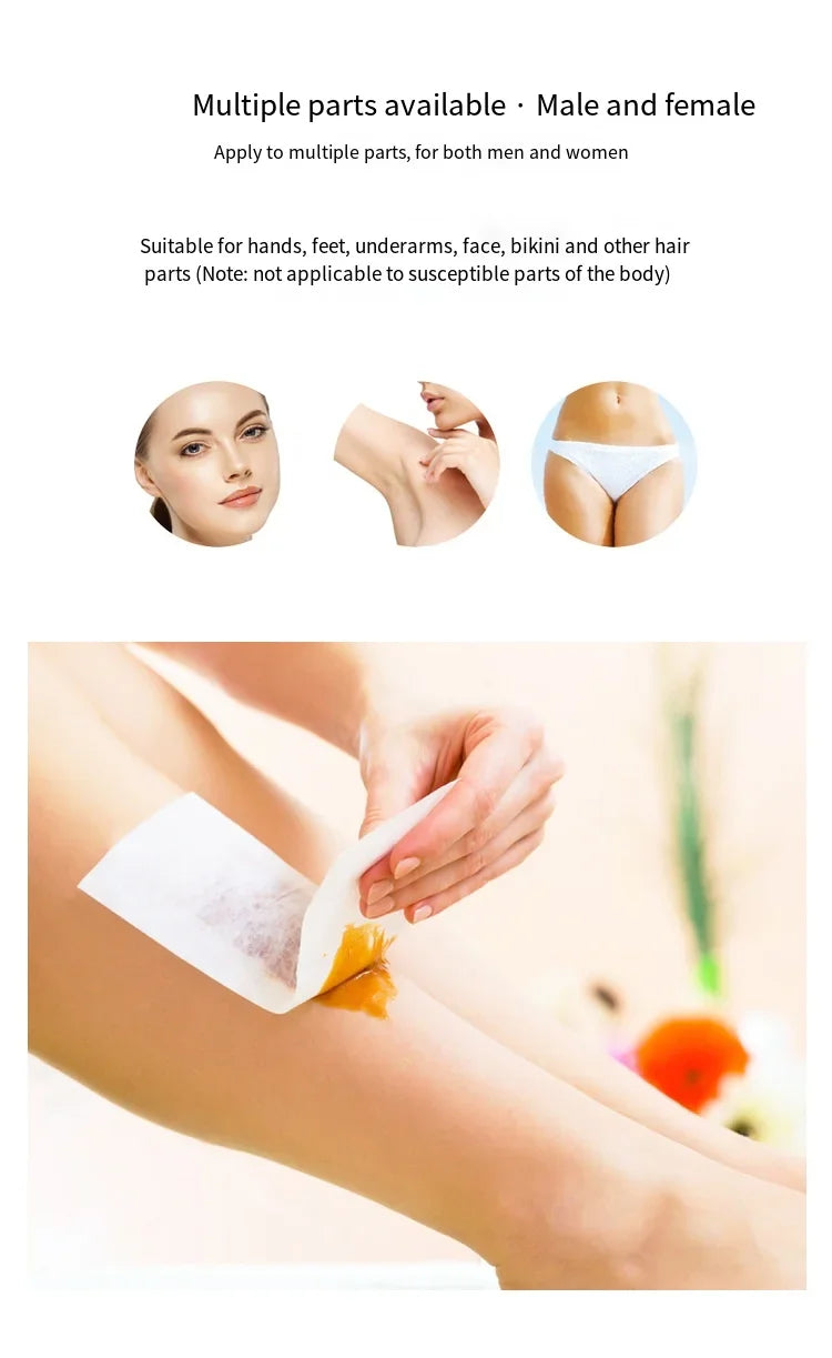 400g Canned Hair Removal Honey Wax Painless Body Hair Removal Soft Wax SPA Depilatory Quick Melting Oiliness Hot Wax Skin Care