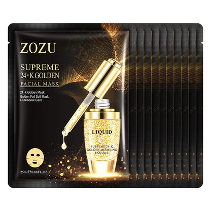 24K Golden Face Mask Anti Wrinkles Moisturizing Anti-aging Hydrating Facial Masks Face Sheet Masks Facial Skin Care Products