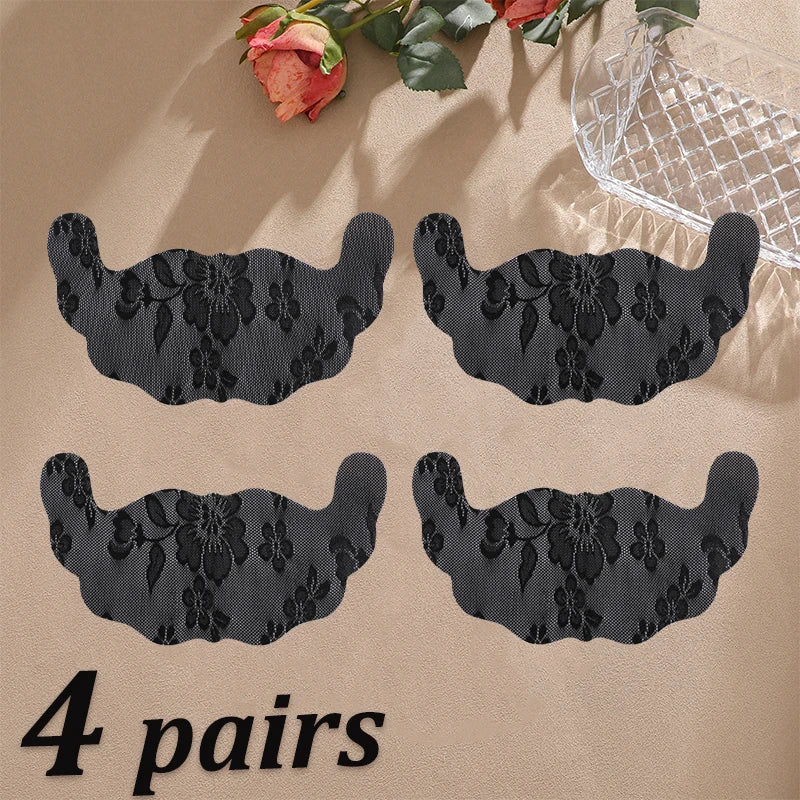 2/4 Pairs Lace U Shaped Breast Lift Tape Women Anti Sagging Adhesive Bra Pads Invisible Push Up Nipple Covers For Backless Dress