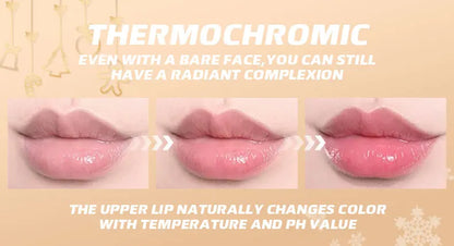 Three Color Changing Lipstick, Moisturizing and Soothing, Color Changes with Temperature, Refreshing and Non Greasy Lipstick Set