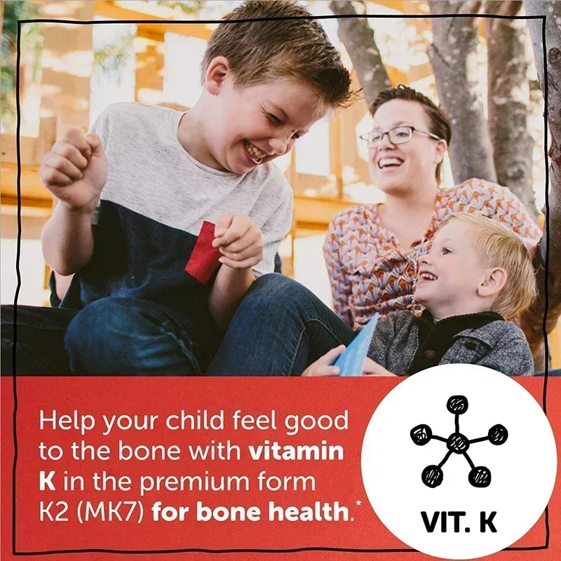 Kids' Daily Gummy Vitamins - Contains 13 Essential Nutrients and Omega 3 Fish Oil To Support The BrainSupplements