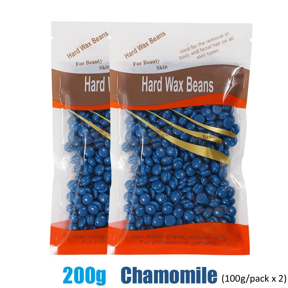 50/200/500g Painless Hard Wax Beans Depilatory Wax Beads Effective Hair Removal For Face Leg Bikini Body Home Wax Kit Supply