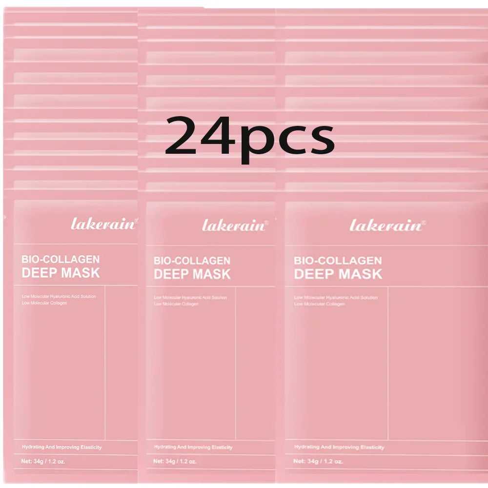 Collagen Face Mask Shrink Pores Deep Hydrating Overnight Mask Moisturizing Refreshing Brightening Face Skin Care Masks
