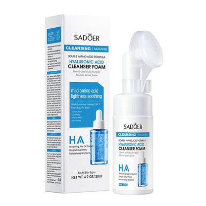 1/2PCS Amino Acid Facial Cleanser Face Wash Foam Face Massasge Facial Hydrating Moisturizing Skin Products Mossee Cleansing Care
