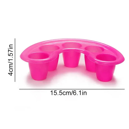 1/2pcs Nail Polish Remover Tray Set Non-Toxic Nail Art Dip Bowl, Unscented Manicure Hand Wash Remover Tools for DIY Nail Bath