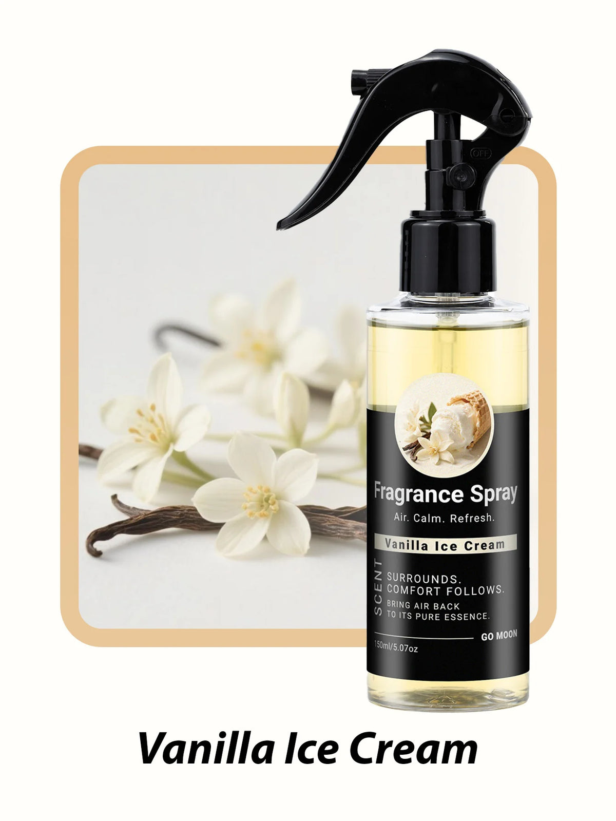 150ml Large-Capacity Fragrance Spray, Home/Car/Clothing Air Freshening Spray, 12 Scents to Choose From
