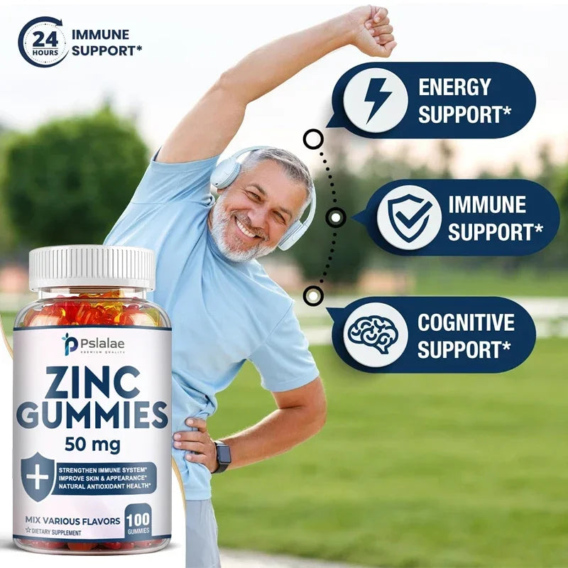 Zinc Gummies - Supports Cognitive Performance, Mood and Energy Levels and Promotes Healthy SleepSupplements