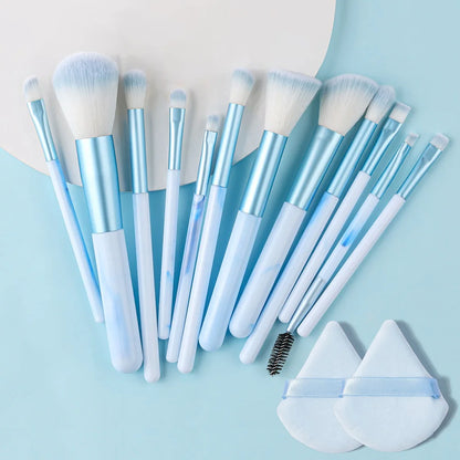 NEW 12PCS Makeup Brushes Set Soft Fluffy Eyeshadow Foundation Blush Powder Blending Christmas Gift Female Cosmetics Beauty Tools