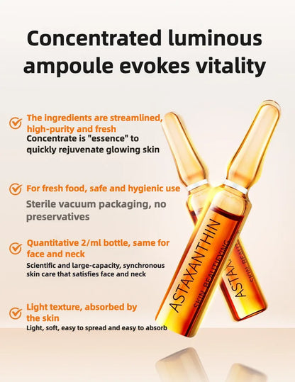 28pcs/set Astaxanthin Collagen Serum Set Moisturising Whitening Wrinkle Reducing Anti-Ageing Serum Face Beauty Skin Care
