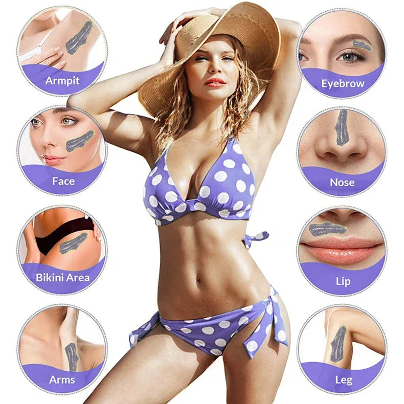 Multi Color Hard Wax Beans Painless Depilatory Wax No Strip Hair Removal Beads for Women Home Body Bikini Facial Wax Treatment