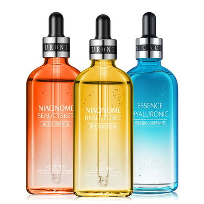 Snail Caviar Hyaluronic Acid Facial Serum Beauy Essence Firming Hydrating Brightening Moisturizing Face Serum Skin Care