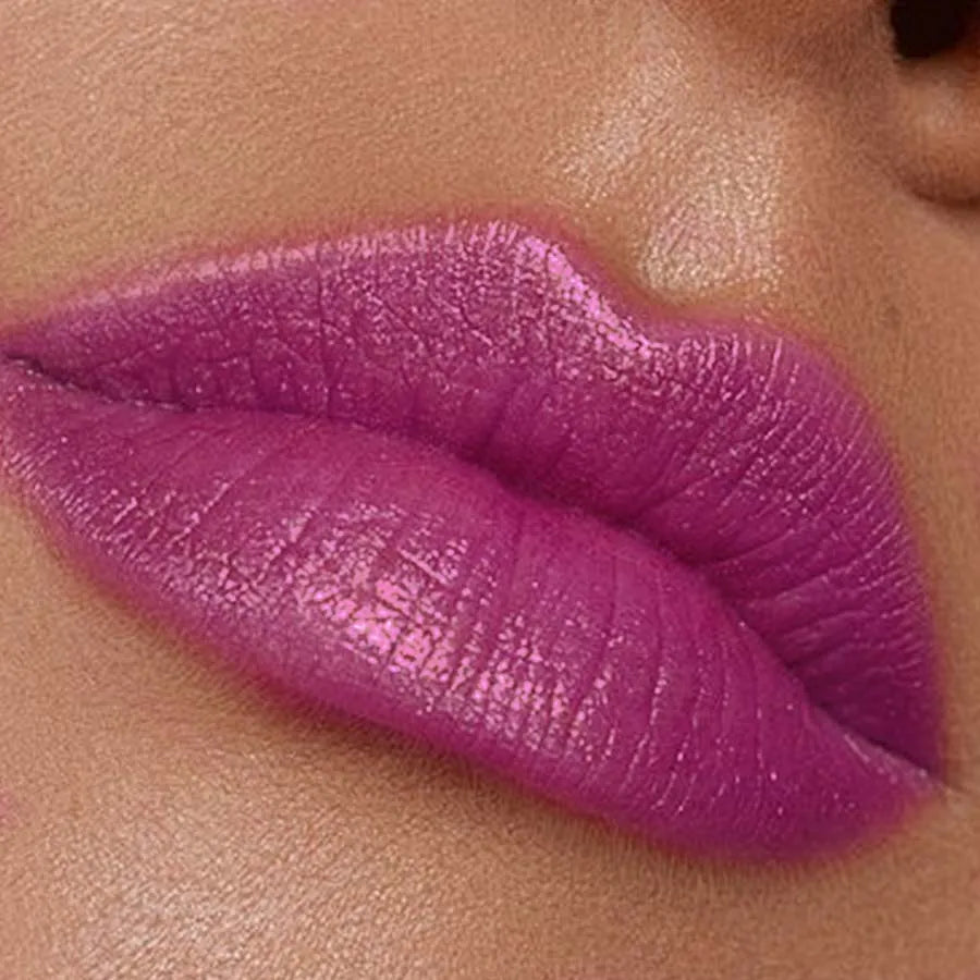 1 PC Red Metallic Lipstick Longlasting Glitter Lip Glaze Waterproof Moisturize Luminous Liptint Shimmer Shiny Lipgloss Makeup