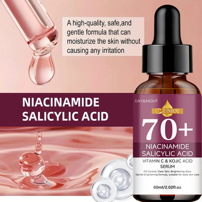 JUINHOU Niacinamide Hyaluronic Acid Face Serum Firms Deeply Hydrates Brightens Skin Improves Skin Elasticity for All Skin Types