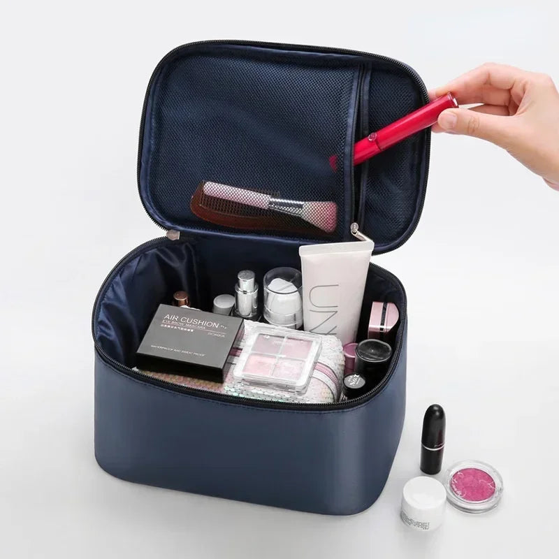 New Business Trip Men's Toiletry Bag Double Layer Large Capacity Cosmetic Bag Oxford Cloth Storage Bag Portable Handbag