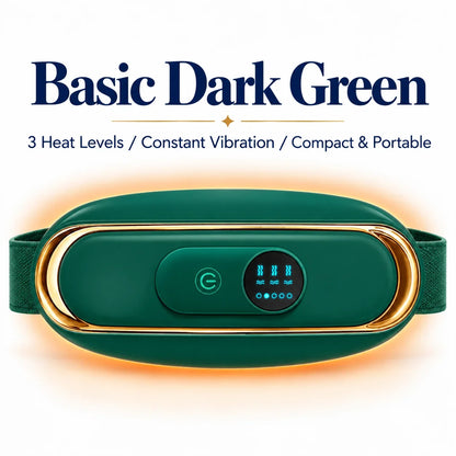 3 in 1 Heating Vibration Waist Belt Period Pain Relief Menstrual Cramp Massager for Lower Back Relax & Waist Shaping Aid