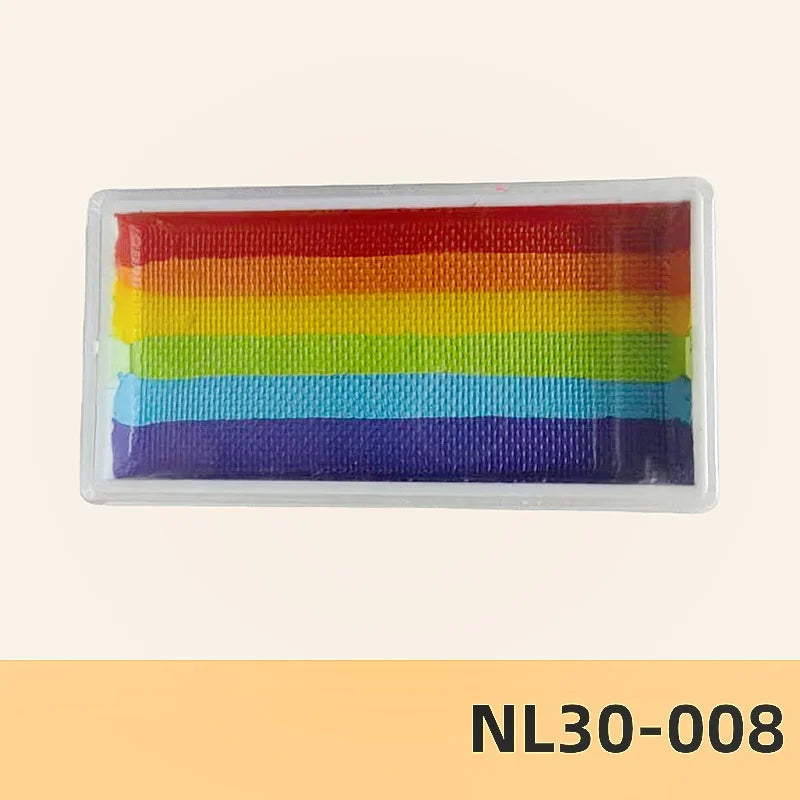 30g Water Based Rainbow Split Cake Face Painting Makeup Pastel UV Aqua Eyeliner for Body Art Party Halloween Christmas