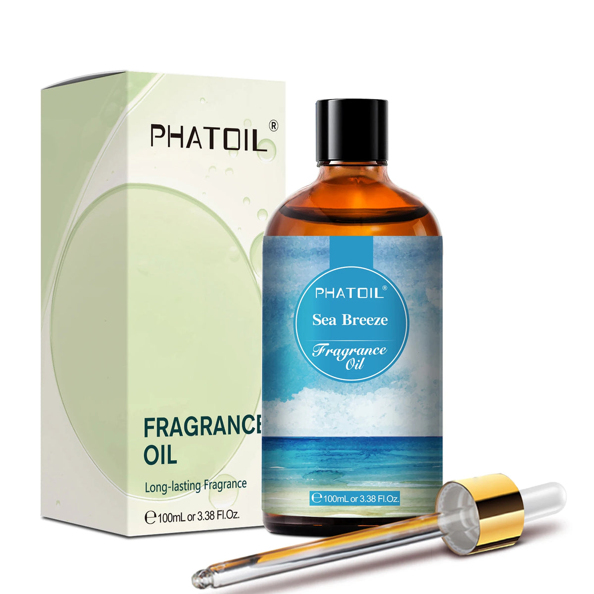 PHATOIL 100ml Fragrance Oil Coconut & Vanilla Bubble Gum Sea Breeze White Musk Aroma Fragrance Oils For Candles Soap Making