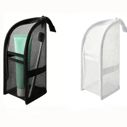 Waterproof Foldable Mesh Toiletry Bag Set for Women Portable Travel Organizer Stand-Up Cosmetic Pouch Bathroom Accessories