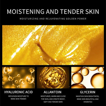 24K Golden Face Mask Anti Wrinkles Moisturizing Anti-aging Hydrating Facial Masks Face Sheet Masks Facial Skin Care Products