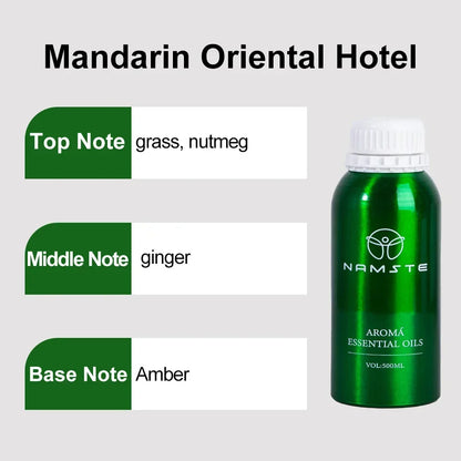NAMSTE 500ml Perfumes Essential Oils For Aroma Diffuser Room Air Freshener Hot Sale Westin Hilton Ice age Kempinski Ritz Carlton