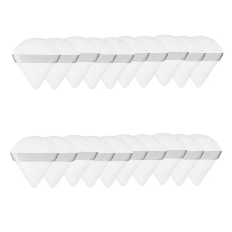 10PCS Puff Triangle Makeup Beauty Sponge Puff Triangle for Powder Makeup Blender Finger Puff Make Up Accessories Cosmetics PF03