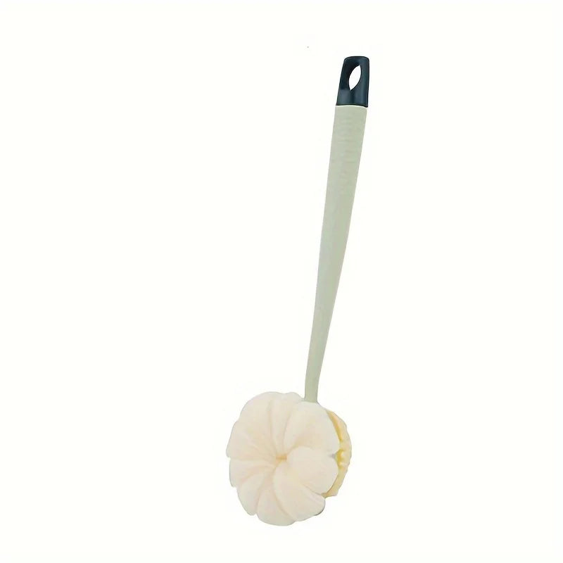 Long Handle Bath Brush Double-Sided Scrubbing Shower Towel Back Scraper Detachable Strong Bath Soft Bristle Washing Brush