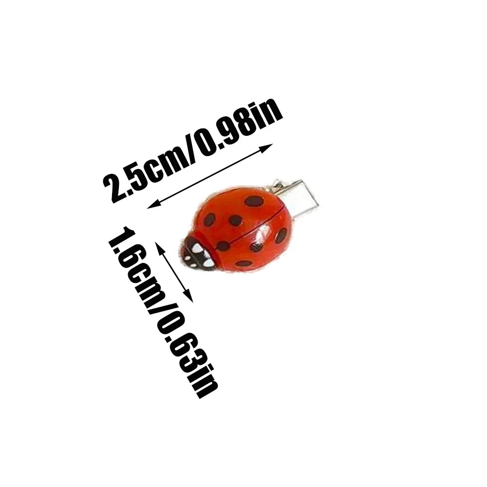 10Pcs Ladybug Hair Clips, Animal Insect Hair Clips Back To School Hair Accessories, For Hair Decoration