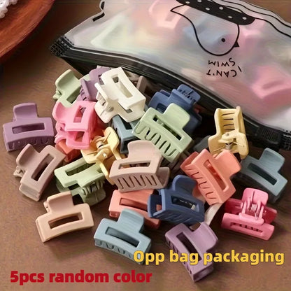 5/10/20/30 Pieces of Colorful, Small-Sized Kid’s Clip-On Hair Accessories with a Lattice Design – Valentine’s Day.