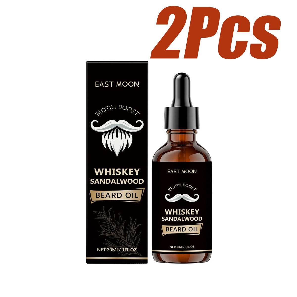 Rosemary Beard Care Essential Oil for Men's Thick Soft Smooth Nutritious Beard Oil Beard CareSoftening Styling Non-Greasy