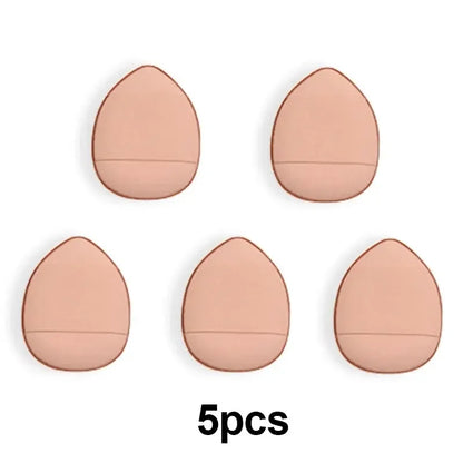 CNK 5/10Pcs Mini Finger Puff Foundation Small Air Cushion Powder Sponge Face Concealer BB Cream Cosmetic Applicator Makeup Tool
