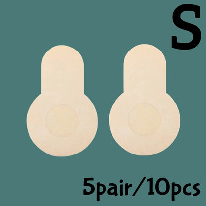 10-40pcs Invisible Nipple Stickers Non-Woven Fabric Lift Breast Pads Chest Bra Boob Patches Disposable Nipple Covers for Women