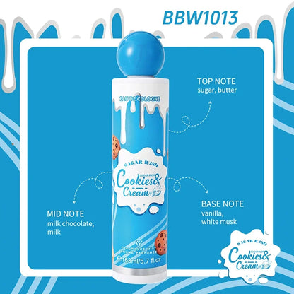 Sublime Gourmet Fragrance Mist, Unisex Fresh Berry Sweet Cookie Chocolate Cream Scent Body Spray 168ml Alluring Aroma Splash