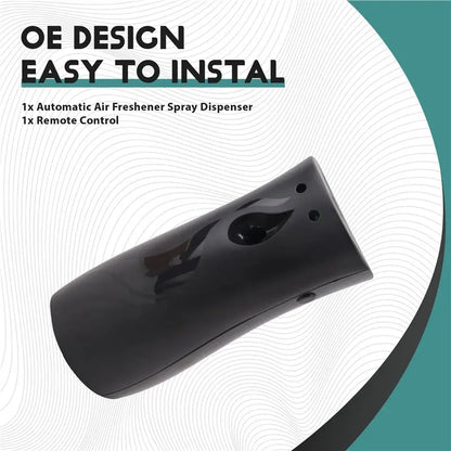 A98E-Wall Mountable Standing Aerosol Sprayer Automatic Air Freshener Dispenser With Remote Control Black