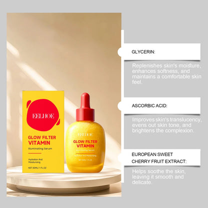 Vitamin C Serum Strengthens Skin Barrier Brightening Face Essence Deep Hydrating Nourishing Anti-Dryness Korean Facial Skincare