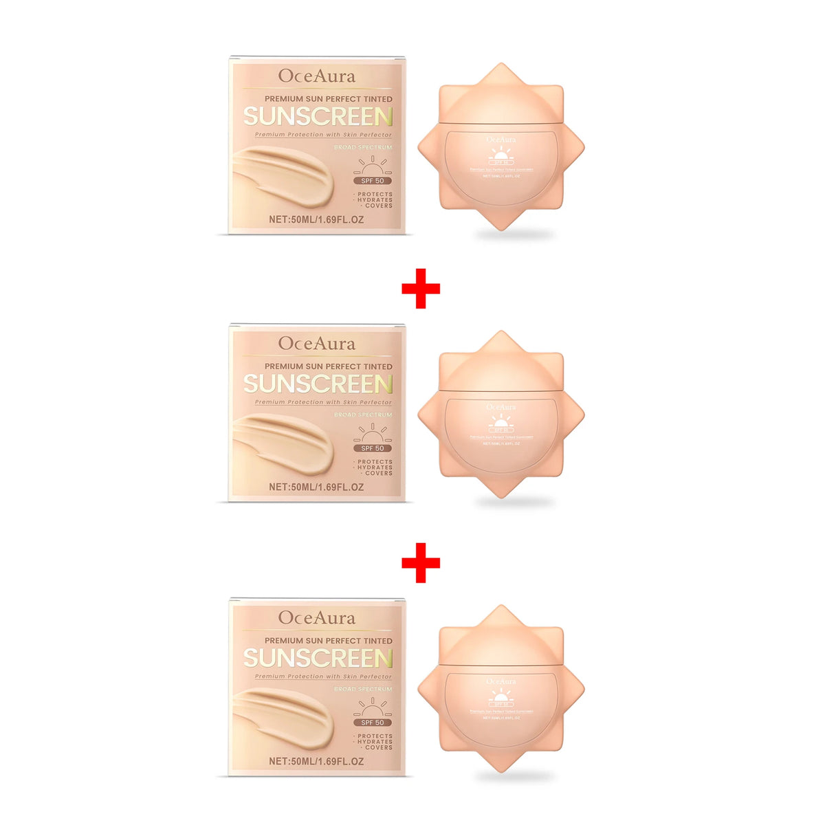 Sunscreen For Face Whole Body SPF 50+ UV Resistant Skin Protection Anti Sunburn Oil Control Moisturizing Sun Isolation Cream