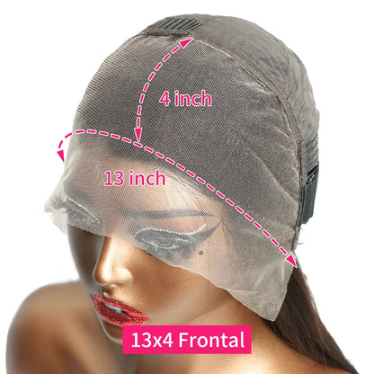 20 22 24 Inch 5x5 Transparent Bone Straight #2 Color 13x4 13x6 Lace Frontal Wig 250 Density Vietnamese Human Hair Wigs For Women