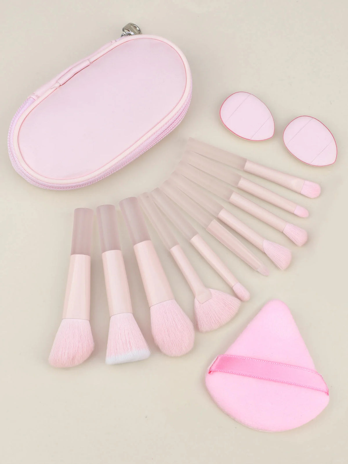 New Mini Makeup Brush Set 10PCS Eyeshadow Loose Powder Brush Travel Portable Soft Hair Makeup Tools Christmas Gift