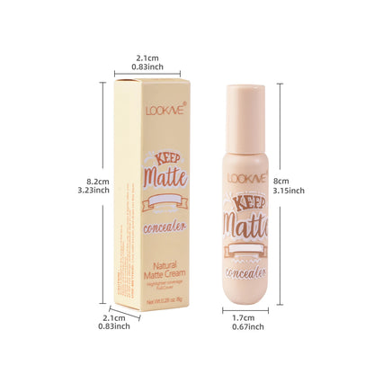 Liquid Concealer Stick Foundation Cream 6 Color Moisturizing Full Coverage Acne Dark Circle Natural Matte Concealer Cream Makeup